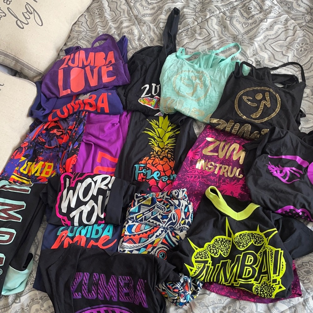 Zumba clothing S/M LOT